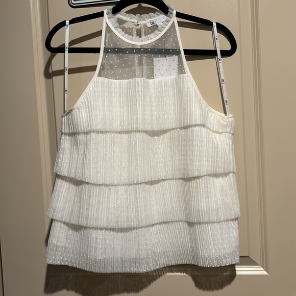 DR2 White Halter Top Size S - Picture 1 of 4